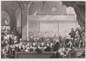 The General Assembly of the Church of Scotland as in 1783, graveret af T. Brown, fra 